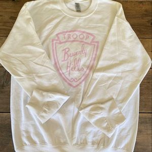 Troop Beverly Hills 90’s nostalgic sweatshirt, size Medium
